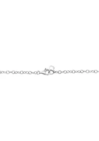 9 Millimeter Freshwater Pearl Necklace in Sterling Silver