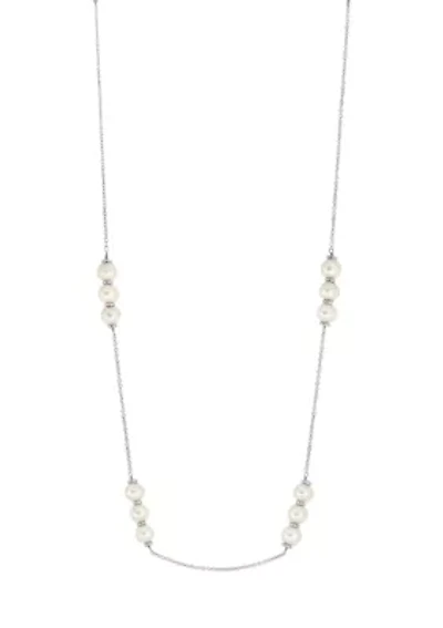 Sterling Silver Fresh Water Pearl Necklace