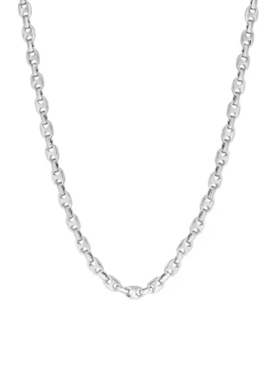 Men's Mariner Chain Necklace in Sterling Silver