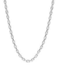 Men's Mariner Chain Necklace in Sterling Silver