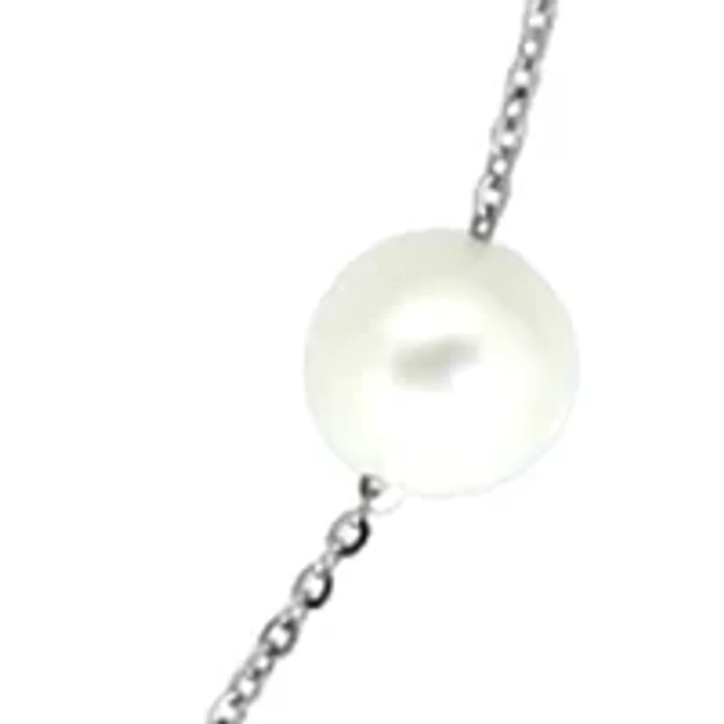 20" Freshwater Pearl Necklace in Sterling Silver
