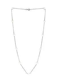 20" Freshwater Pearl Necklace in Sterling Silver