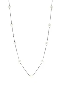 20" Freshwater Pearl Necklace in Sterling Silver