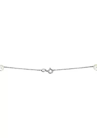 20" Freshwater Pearl Necklace in Sterling Silver