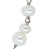 Sterling Silver Freshwater Pearl 35" Necklace