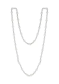 Sterling Silver Freshwater Pearl 35" Necklace