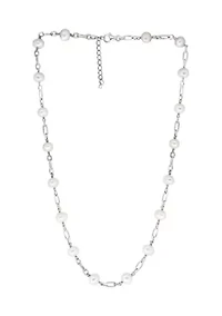 Sterling Silver Freshwater Pearl 20-22" Necklace