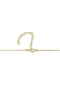 Onyx Beaded Necklace In 14K Yellow Gold 