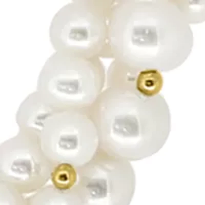 14K Yellow Gold 18" 4-6 Millimeter Freshwater Pearl Necklace