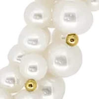 14K Yellow Gold 18" 4-6 Millimeter Freshwater Pearl Necklace