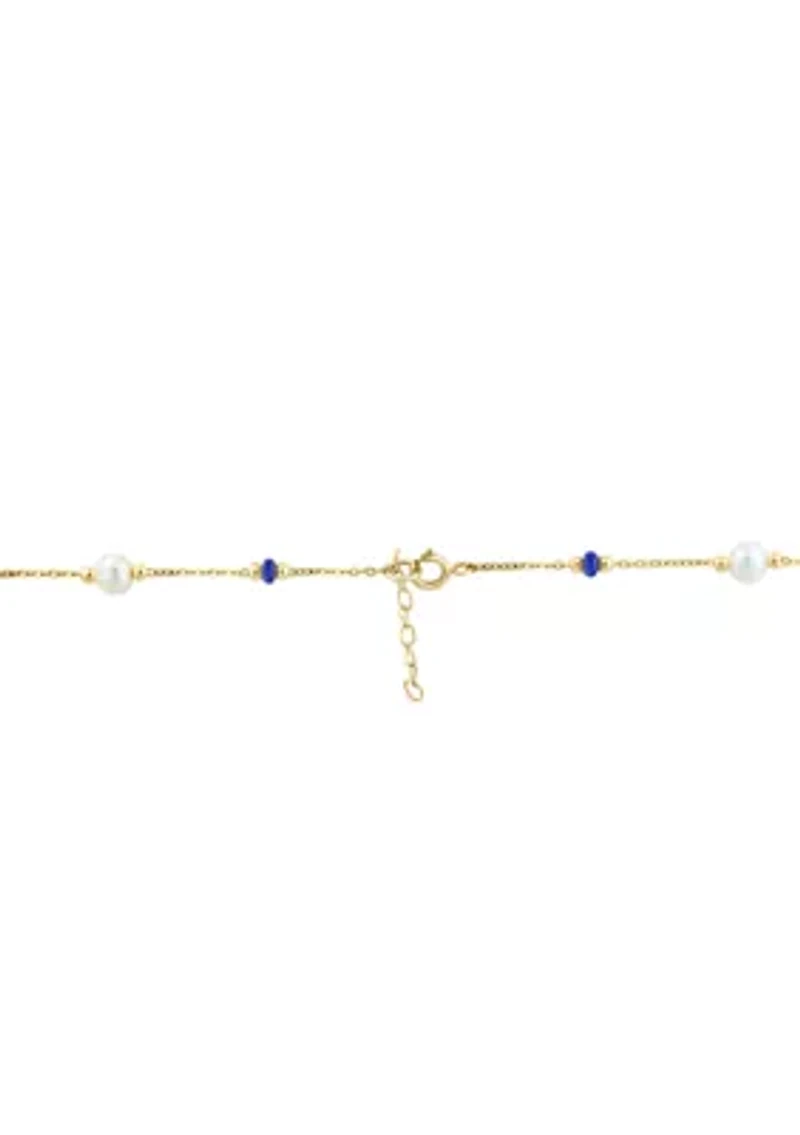 Freshwater Necklace in 14K Yellow Gold