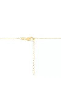 Citrine Necklace in 14K Yellow Gold