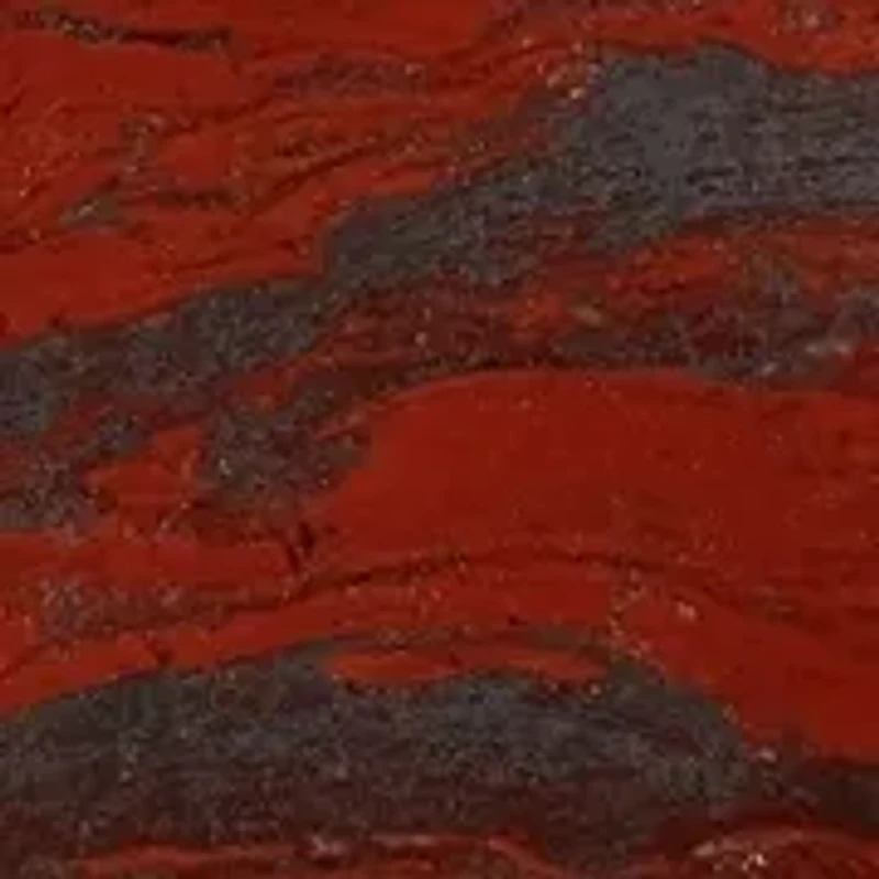 Red Jasper Pendant in Sterling Silver and 18K Rose Gold