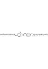 Blue Topaz Starfish Cluster Pendant Necklace in 18K Sterling Silver