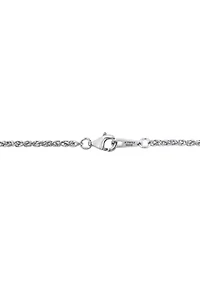 Sterling Silve Blue Topaz Starfish Pendant 