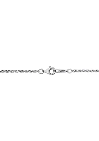 Multi-Gemstone Pendant Necklace in Sterling Silver
