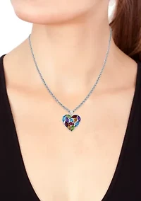 Sterling Silver Period Pendant