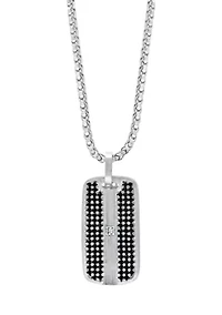 925 Sterling Silver Diamond Pendant Necklace