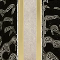 Men's Sterling Silver Black Rhodium Cross Pendant Necklace