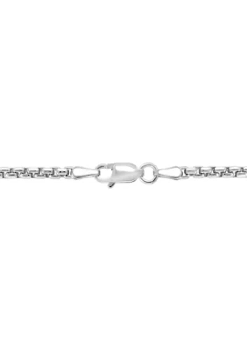 Men's 7/8 ct. t.w.  Black Spinel Cross Pendant Necklace in Sterling Silver 