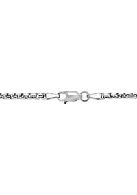 Men's Onyx and Black Spinel Cross Pendant Necklace in Sterling Silver