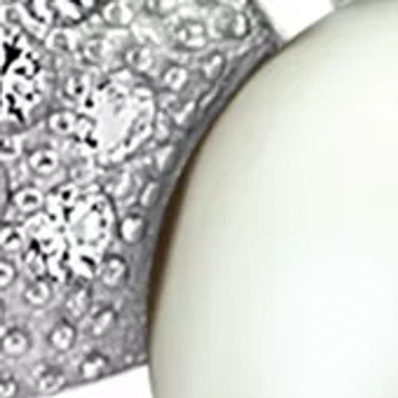 White Topaz and Freshwater Pearl Flower Pendant Necklace in Sterling Silver