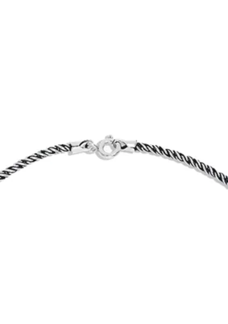 Sterling Silver 9 Millimeter Freshwater Pearl Pendant Necklace