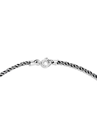 Sterling Silver 9 Millimeter Freshwater Pearl Pendant Necklace