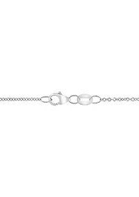 1/3 ct. t.w. Diamond and 1.8 ct. t.w. Aquamarine Pendant Necklace In 14k White Gold 