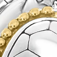 Sterling Silver and 18K Yellow Gold Ring