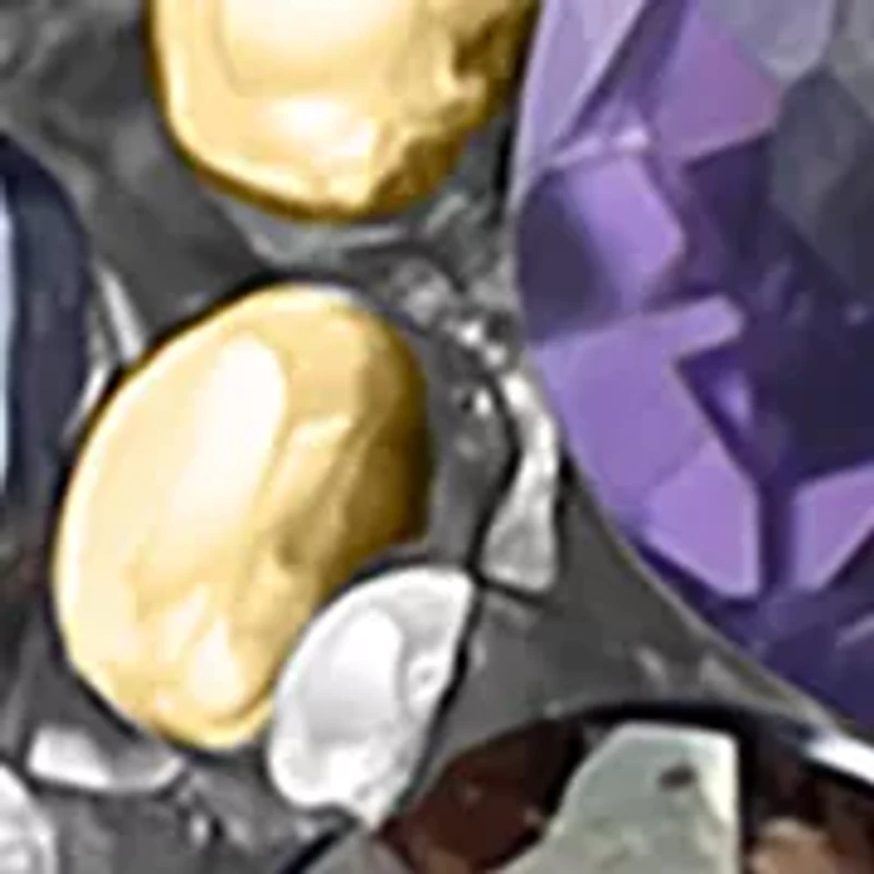 3.5 ct. t.w. Mixed Semi Precious Stone Ring in Sterling Silver