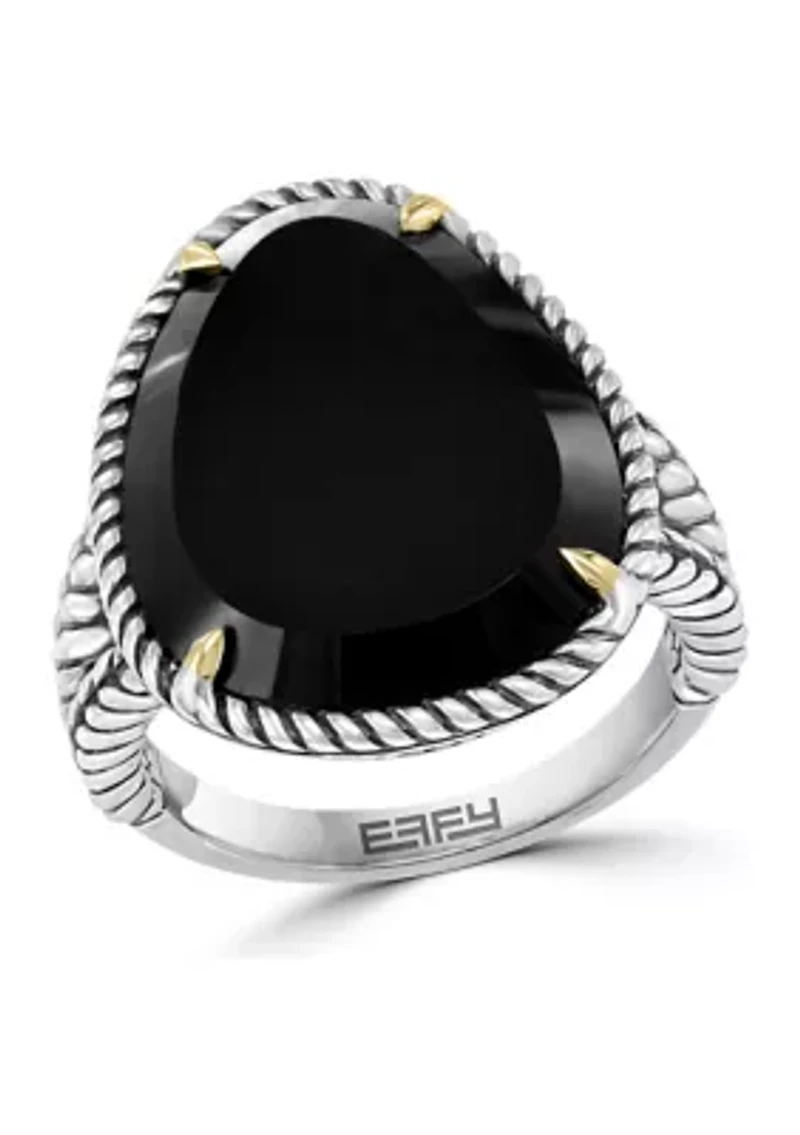 Men's 7.22 ct. t.w. Onyx Ring in Sterling Silver 