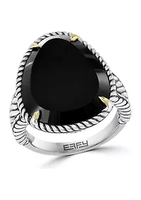Men's 7.22 ct. t.w. Onyx Ring in Sterling Silver 