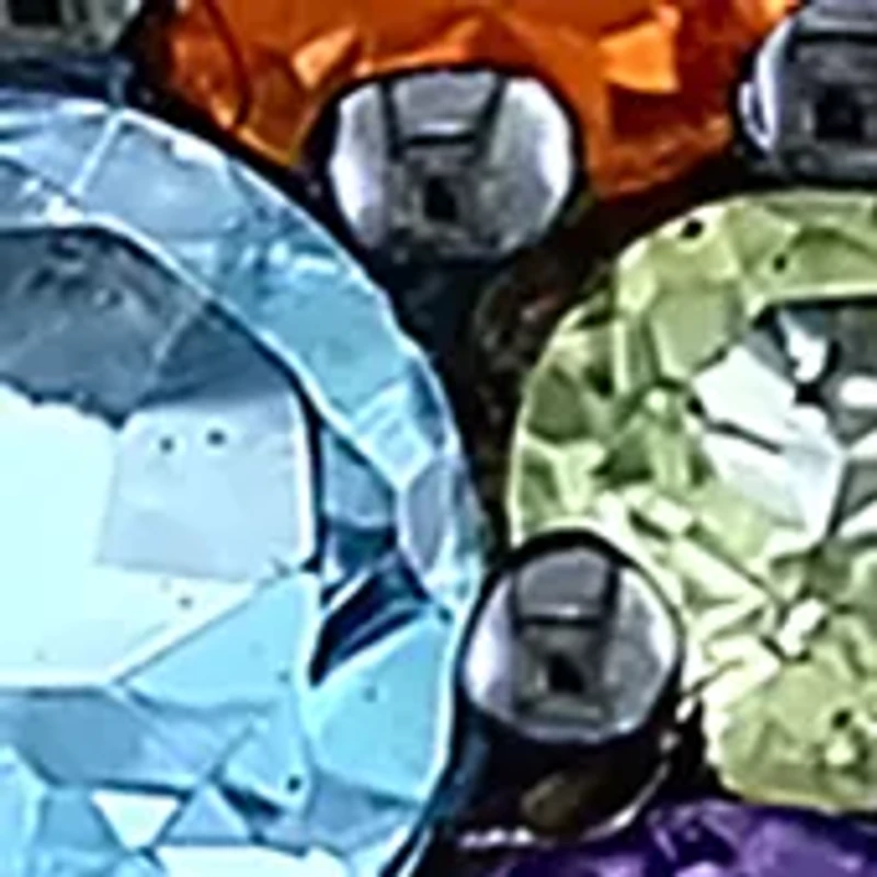 Amethyst, Blue Topaz, Citrine, Garnet, Rhodolite, Peridot Ring in Sterling Silver