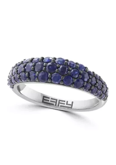 1.67 ct. t.w. Sapphire Ring in Sterling Silver