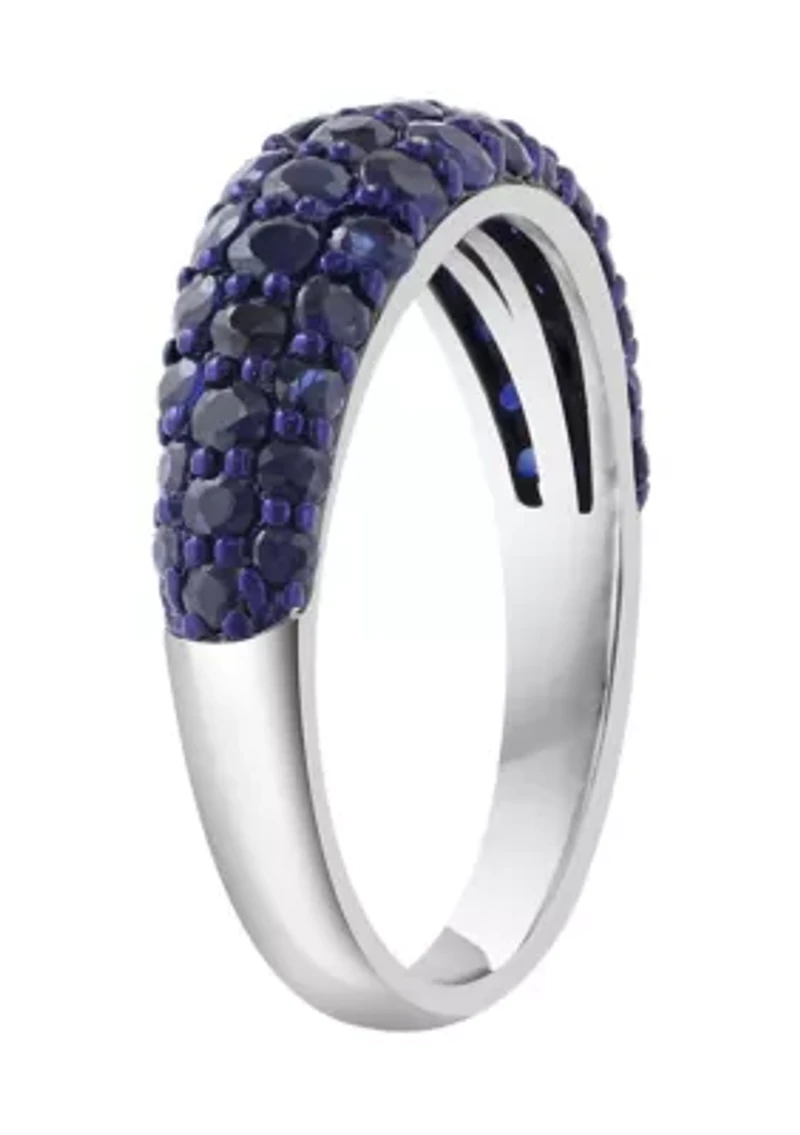 1.67 ct. t.w. Sapphire Ring in Sterling Silver