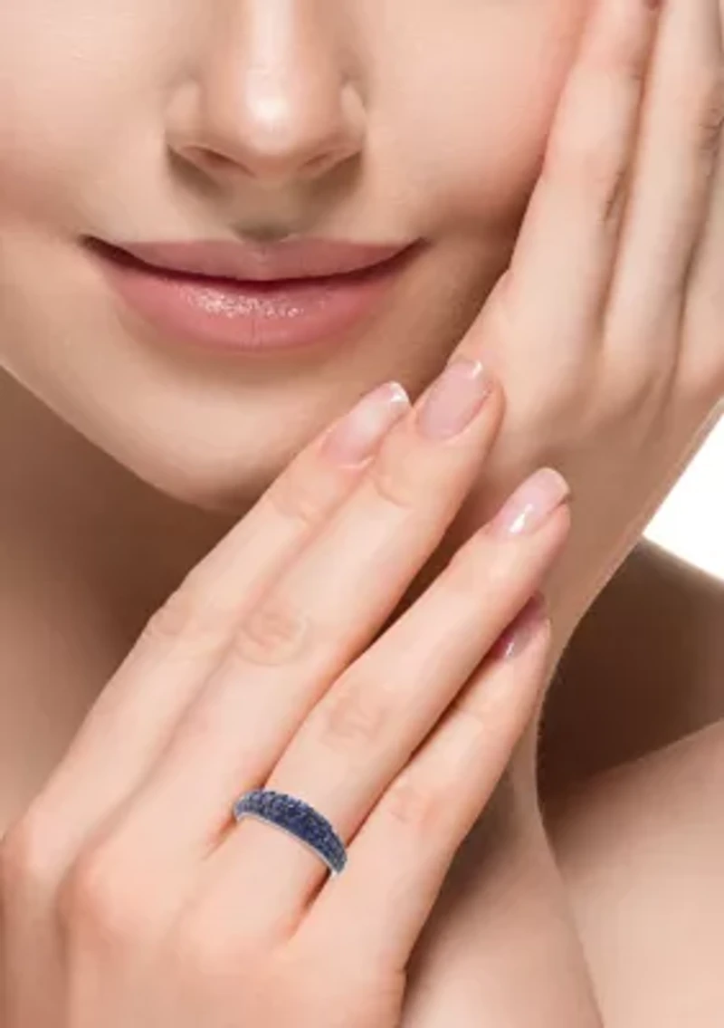 1.67 ct. t.w. Sapphire Ring in Sterling Silver