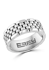 Band Ring in Sterling Silver