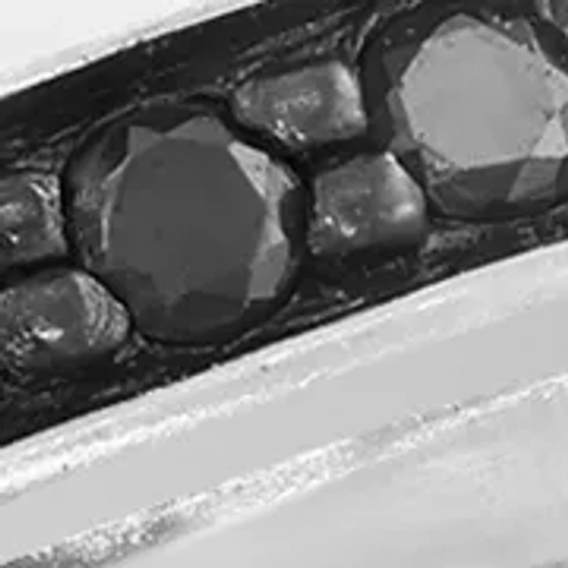 Sterling Silver Back Diamond Ring