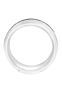 Sterling Silver Back Diamond Ring