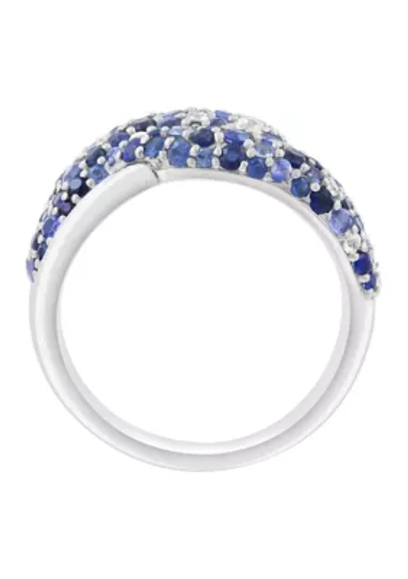 Sapphire Ring in Sterling Silver