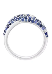 Sapphire Ring in Sterling Silver