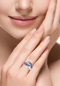 Sapphire Ring in Sterling Silver
