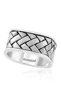 Sterling Silver Woven Ring