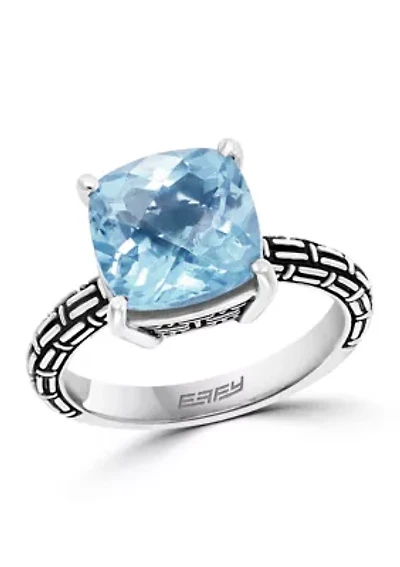 Sky Blue Topaz Ring in Sterling Silver