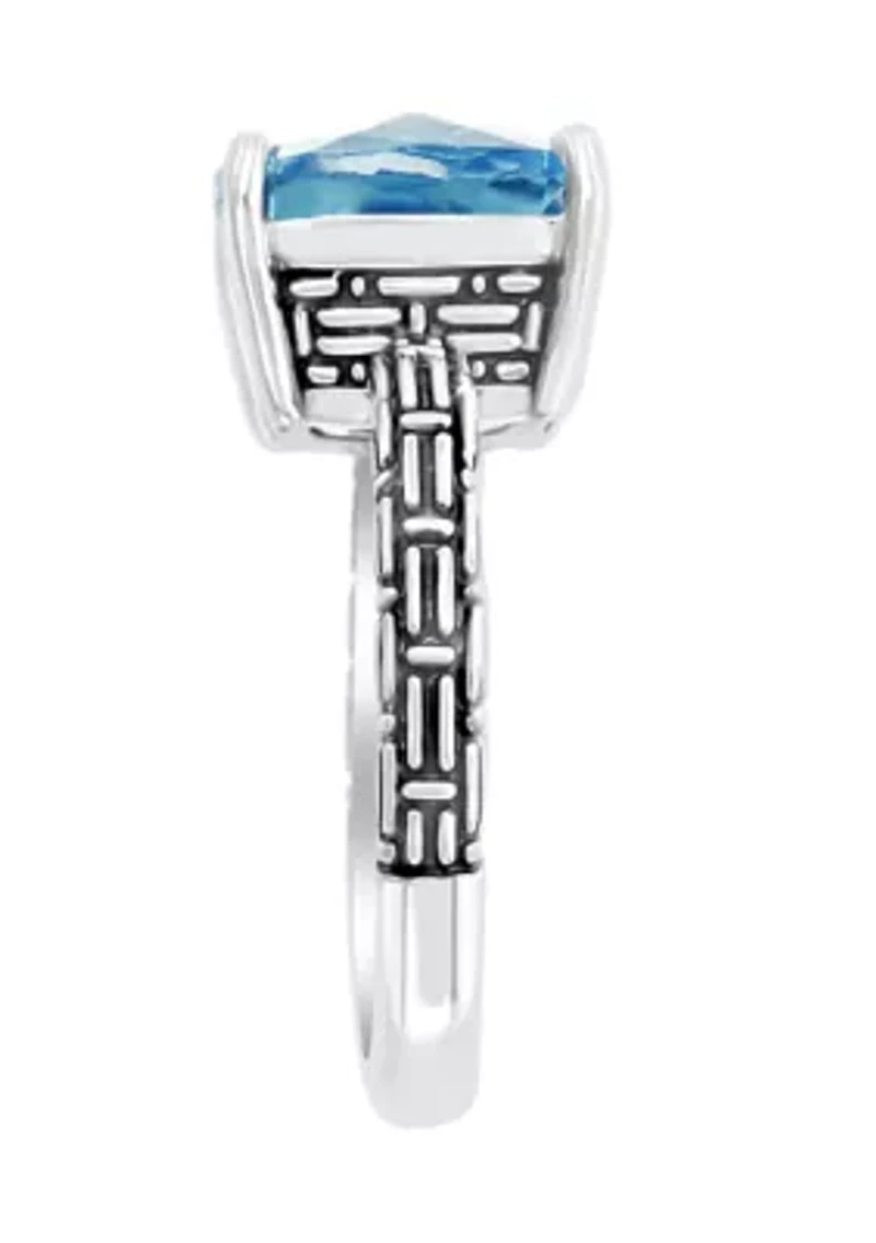 Sky Blue Topaz Ring in Sterling Silver