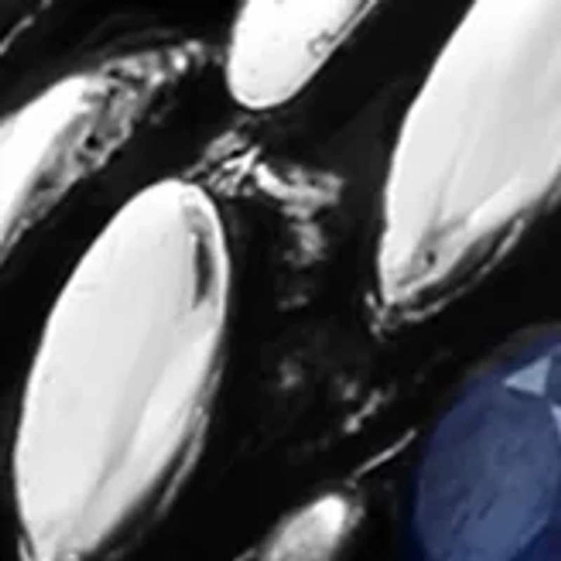 925 Sterling Silver Sapphire Ring