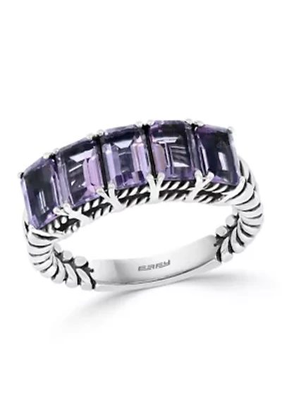 Sterling Silver Amethyst Ring 