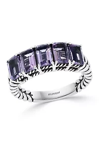 Sterling Silver Amethyst Ring 