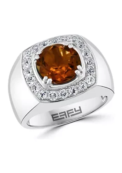  4.24 ct. t.w. Mixed Semi Precious Gemstone Ring in Sterling Silver